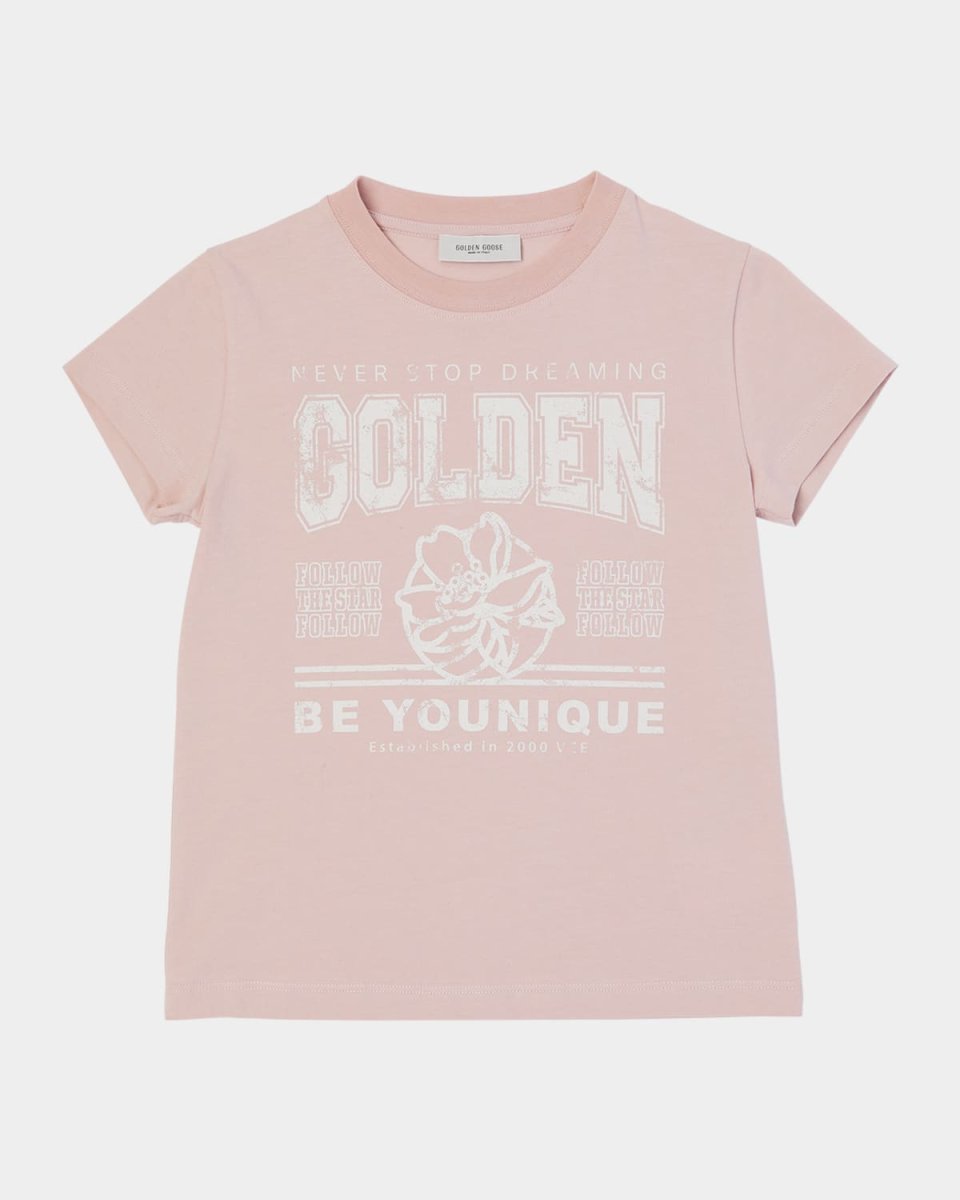 Girl's Journey Logo-Print Cotton T-Shirt, Size 4-
